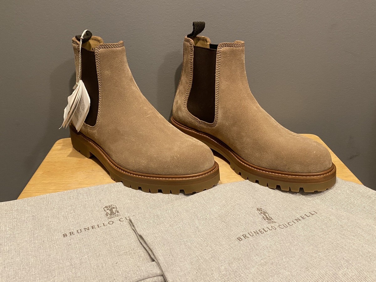 Brunello Cucinelli Boots Men Suede Ankle EU 42 | eBay
