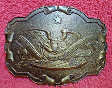 Eagle 2nd Amendment Belt Buckle Gander Mountain 1975 Lewis Buckles Chicago