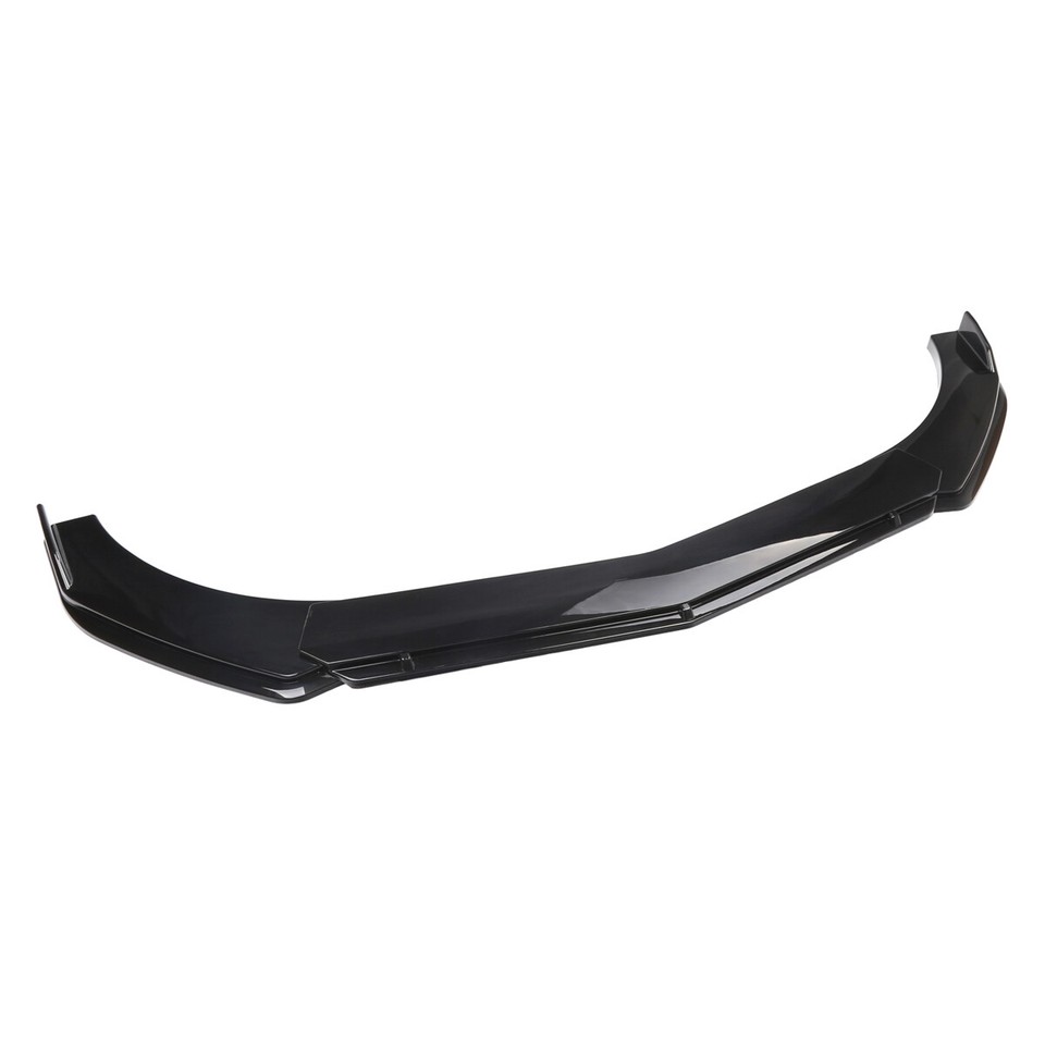 KEEPDSGN Front Bumper Lip Splitter + Side Skirts For Chevy Camaro LT ZL1 LS RS - Glossy Piano Black PP Polyurethane (4pc)