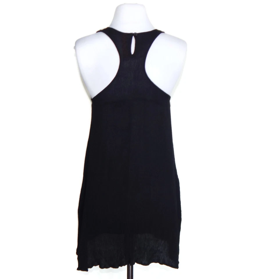 Eight Sixty Beautiful Crochet and Crinkle Rayon Racerback Boho Sun Dress sz XS - Image 4 of 4