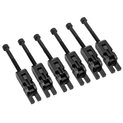 6PCS Electric Guitar Tremolo Metal Bridge Saddles Replacement with Screws and He
