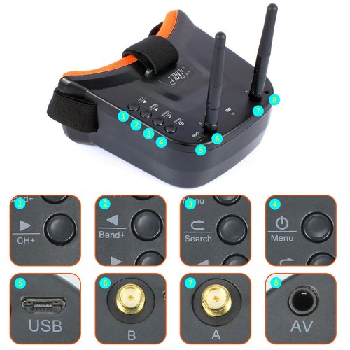 JMT F4 X1 175mm FPV Drone RTF with FPV Goggles GHF411AIO FC FS I6 Transmitter - Picture 2 of 9