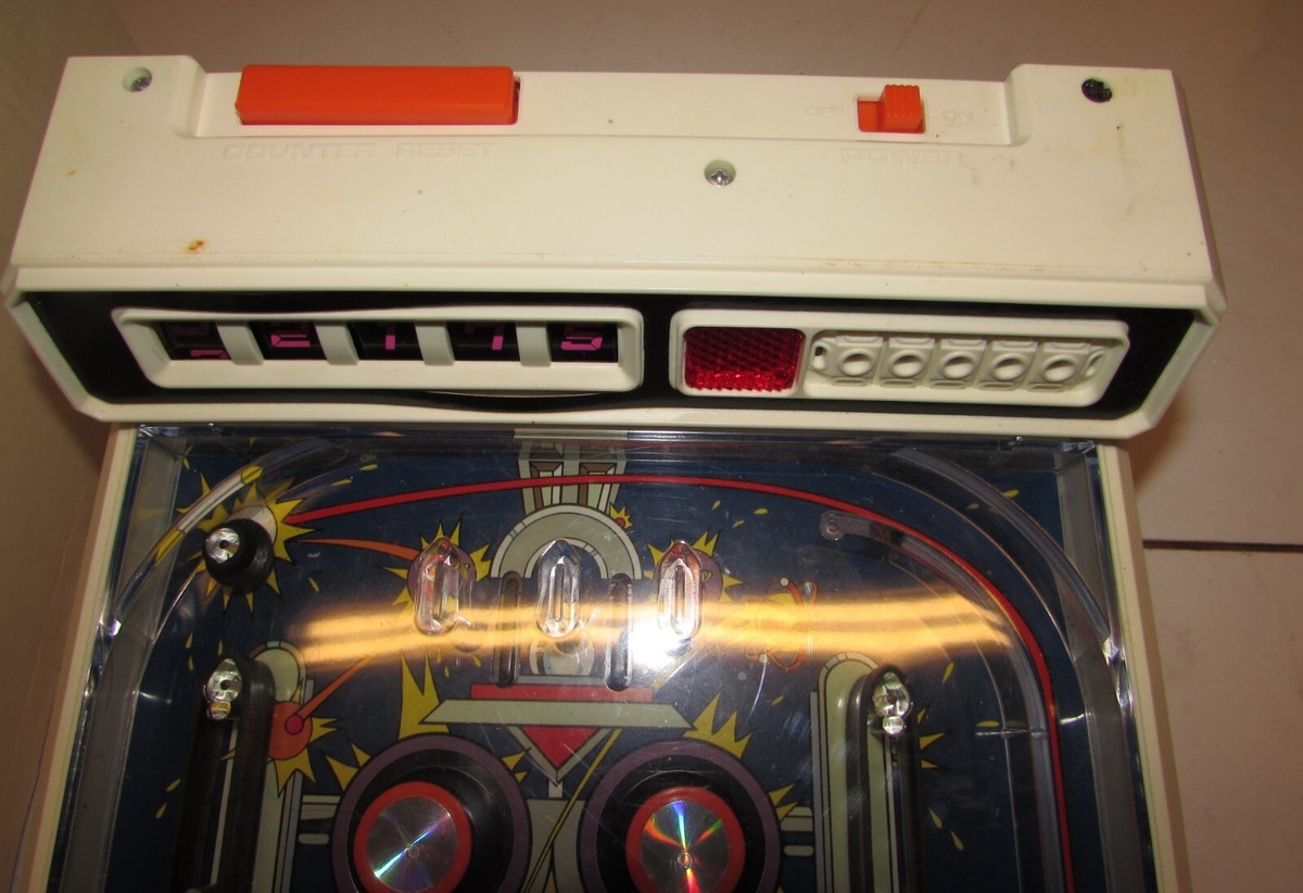 Flipper électronique Tomy Pinnng Ball Des Années 80 - Jeu De Café Vintage Fonctionnel
