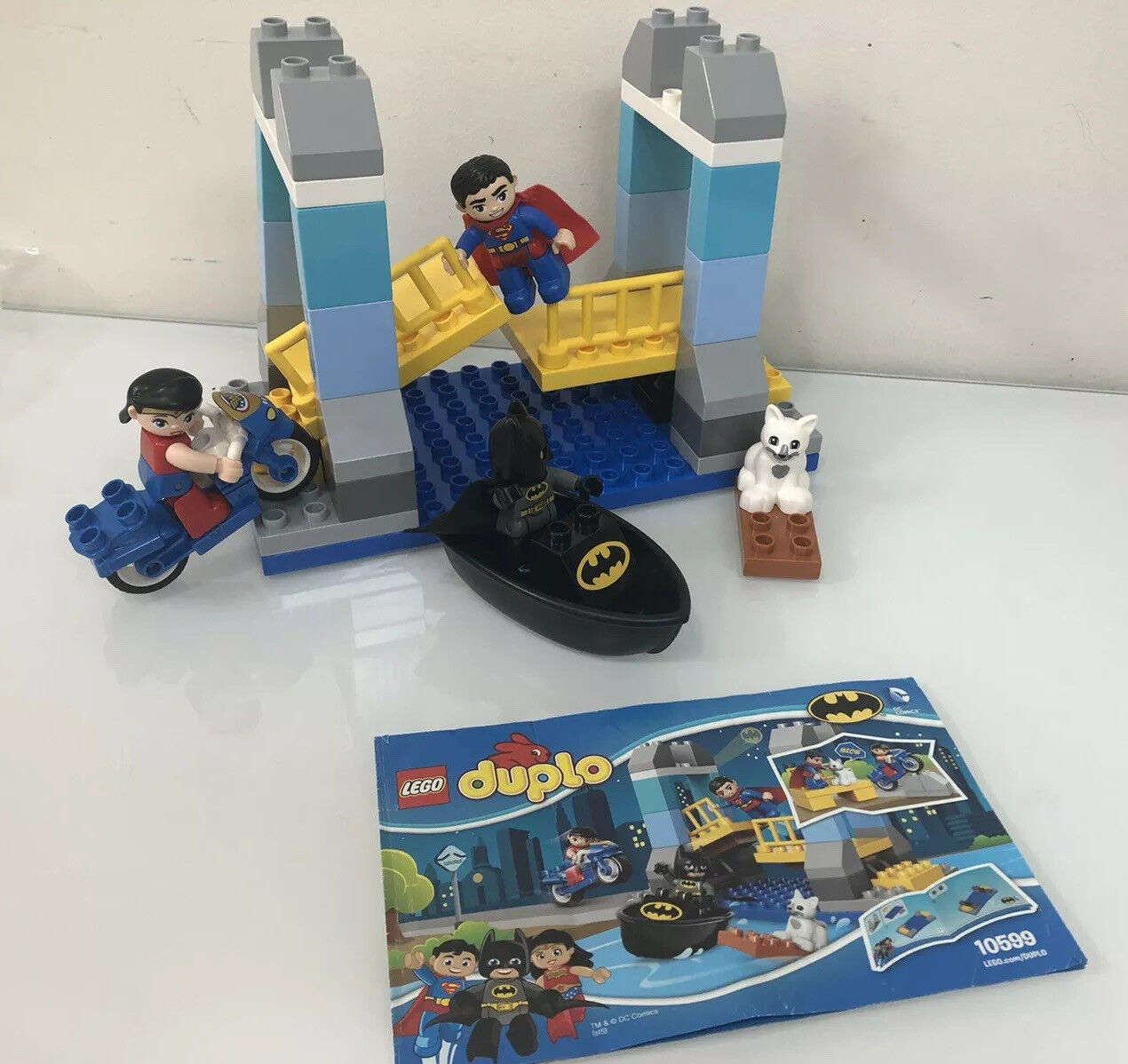 Lego Duplo Batman Adventure Super Heroes 10599 DC Comics Superman Wonder Complet