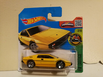 Hot Wheels 1/64 - Lotus Esprit S1, gelb - ''HW Exotics'' (2016 / OVP)