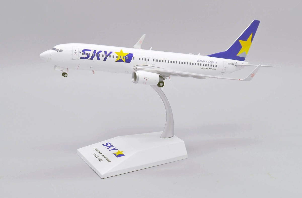 JC Wings 1:200 Skymark Airlines Boeing B737-800w JA73AA Diecast