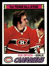 1977 Topps Ken Dryden Montreal Canadiens #100 EX+ XX743