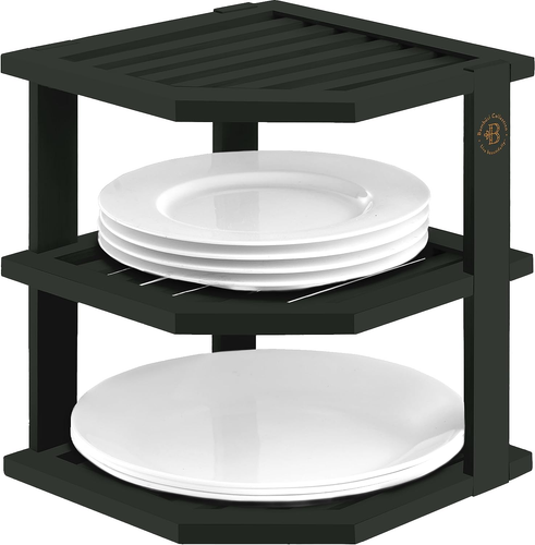 Cabinet Organizer Shelf - Kitchen Organizer & Plate Organizer for Cabinet Space
