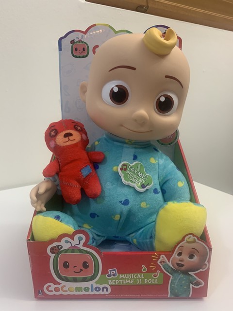 Cocomelon Musical Bedtime JJ Doll with Plush Tummy and Roto Head for sale online | eBay