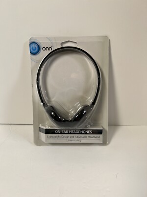 onn. Basic On-Ear Headphones with 3.5mm Jack
