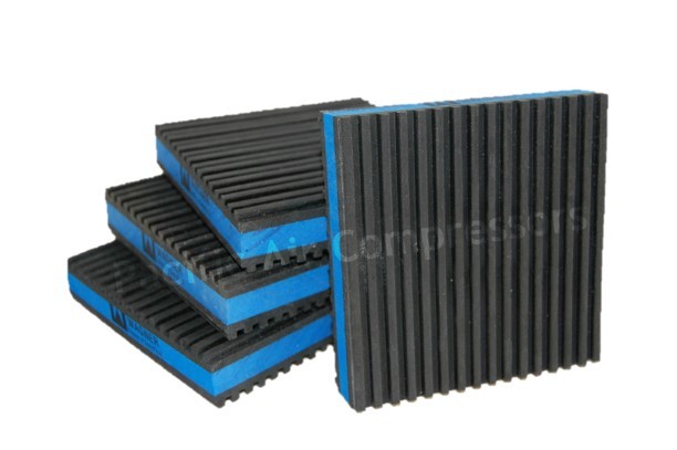 AIR COMPRESSOR MOUNTING PADS 4 X 4 X 7/8 ANTI VIBRATION TOP QUALITY
