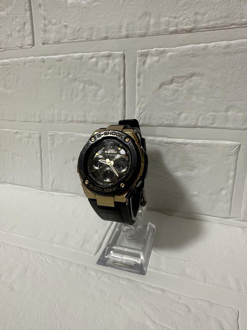 CASIO G-SHOCK GST-W300G-1A9JF Tough Solar Black Mens Watch Used