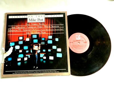 MIKE POST - TELEVISION THEME SONGS Vintage Vinyl LP record album VG (EI ...