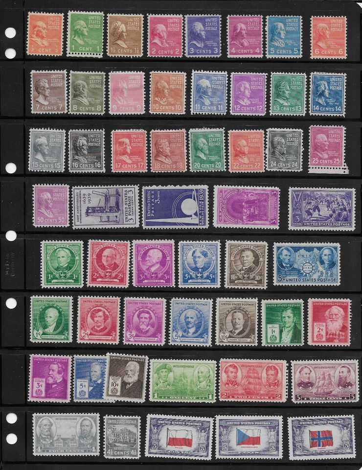 US Stamps Collection SCV $1783 - Image 3 of 4
