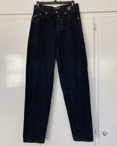 VERSACE JEANS COUTURE ITTIERRE SPA BLACK DENIM PANTS VTG 90S 31 X45 ITALY  MEDUSA | eBay