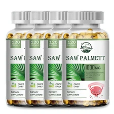 Saw Palmetto 1000 MG Premium Prostate Health Support Supplement for Men Health