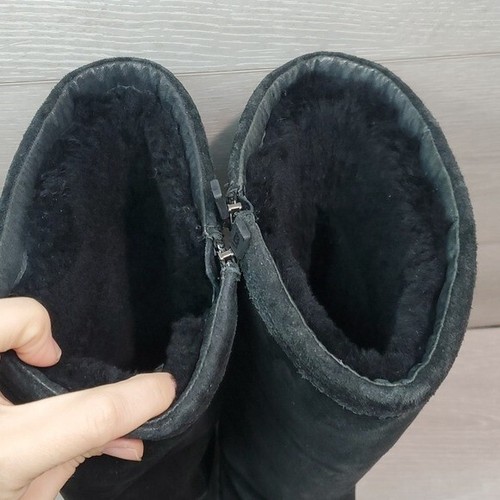 Ugg Australia Women 1890 Tall Leather Sheepskin Boots shoes sz 8 - Picture 5 of 12