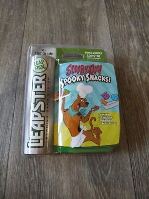 New In Package LEAP FROG LEAPSTER SCOOBY-DOO SPOOKY SNACKS Math Game. 