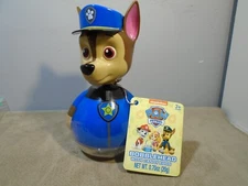 NICKELODEON PAW PATROL CHASE BOBBLEHEAD CANDY CONTAINER NWT (PP33)