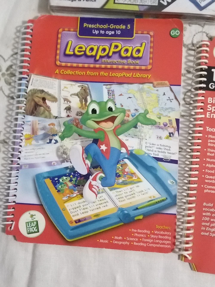 LOT OF 5 LEAP-PAD SPIRAL BOOKS K-1ST GRADE L@@K! - Image 3 of 4