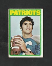 1972 Topps Jim Plunkett RC #65 ~~ Patriots Raiders 
