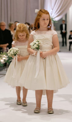 Marchesa Kids Couture Ivory Gown Flower Girl Dress Wedding Communion sz 10  New | eBay