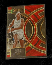 WNBA 2024 Jackie Young Select Premier Red Ice Prizm Las Vegas Aces