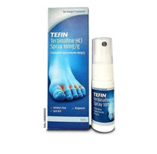 1x 15ml Tefin Terbinafine HCI Spray Fungal Treatment 10mg/g