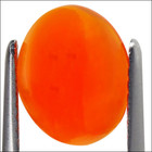 1.32 Ct Natural Ethiopian Orange Opal Gemstone Oval Cabochon Cut — photo 5