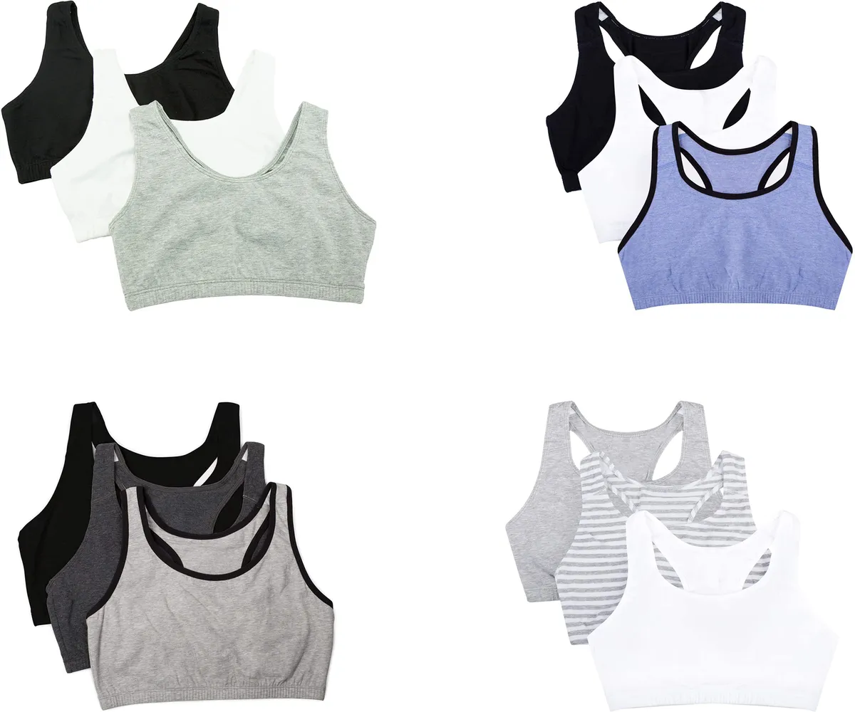 Fruit of the Loom Lined Sports Bras for Women