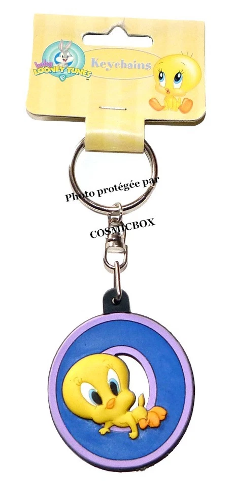 Porte clés TITI figurine Baby Looney Tune initiale O keychain Warner Bros figure - Photo 1/1