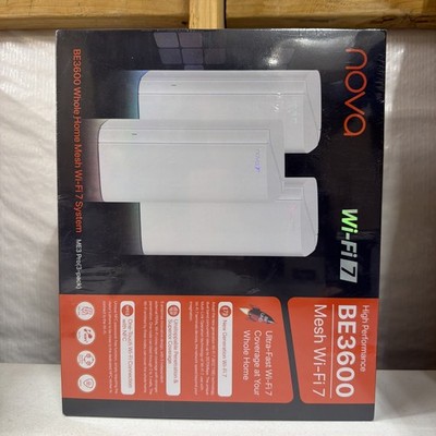 Tenda Nova Mesh WiFi System MW6 (3-Pack) - Covers up to 7000 square feet
