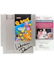 Warren Davis signed Nintendo NES Game Cartridge Co-Creator JSA Authentication