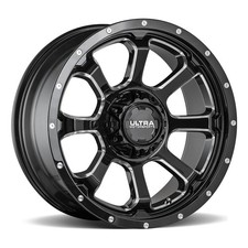 Ultra Wheels 219bm Nemesis 18x9 12 Gloss Black Milled 5x127 5x139.7 Qty 1