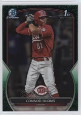 2023 Bowman Draft Chrome Green Grass Refractor /99 Connor Burns #BDC-159 11o2