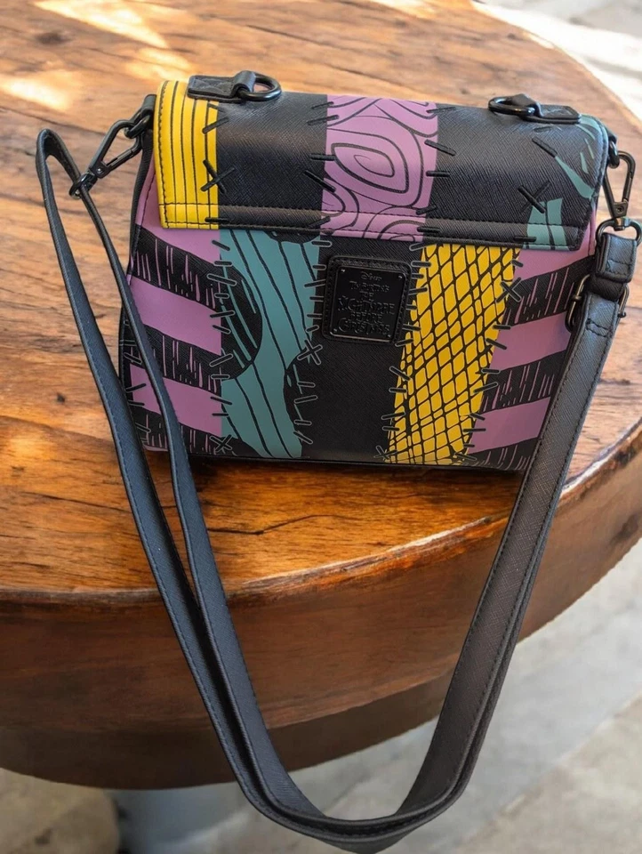 Disney Nightmare Before Christmas Sally Dress Patchwork Crossbody Purse Bag - Image 2 of 4