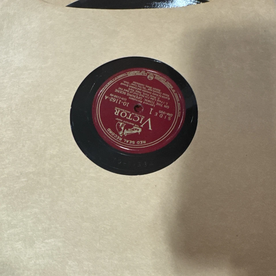 Leonard Bernstein “On The Town” Victor Red Seal 78 - 10" Set DM-995 Foto 4 de 4