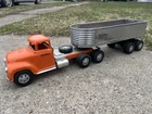 Tonka Truck Custom. Dual Axle , Polished Aluminum Gas Tanks, Hydraulic Tilt Bed