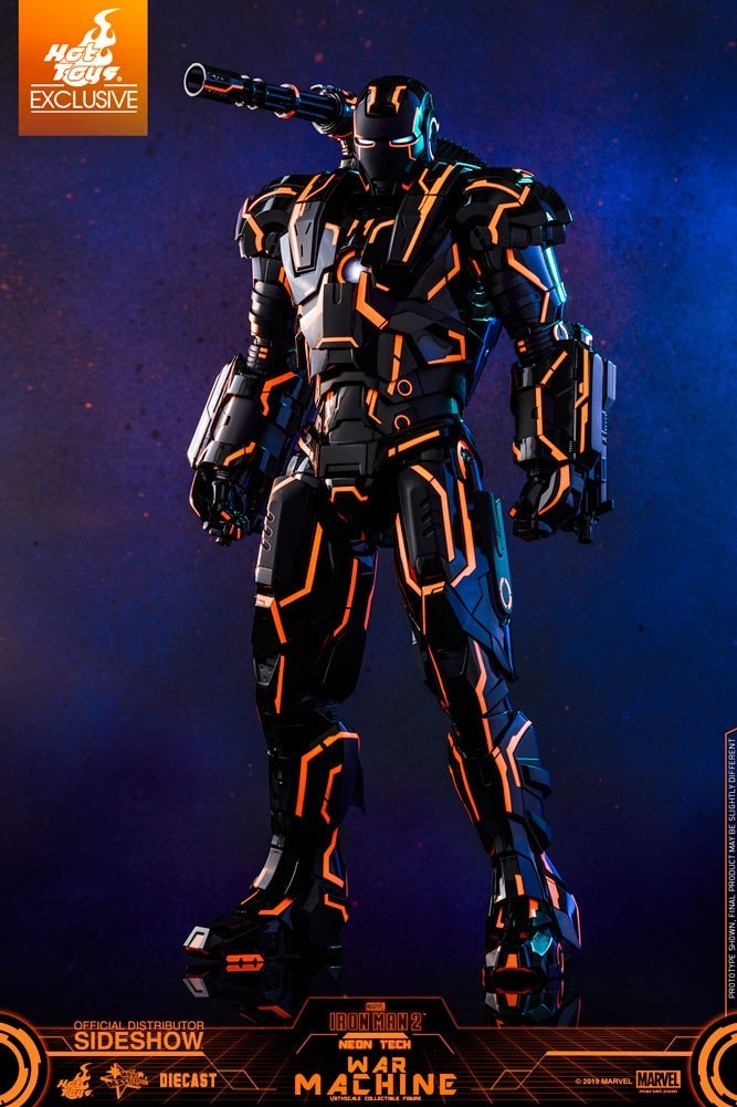 *BRAND NEW* Hot Toys MMS553D35 Iron Man 2 War Machine Neon Tech Orange Diecast
