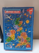 vintage/retro JR picture map of the British Isles 500 piece jigsaw puzzle