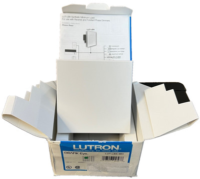 Lutron LUT-LBX-WH, Synthetic Minimum Load, White, Open Box in Original Box!