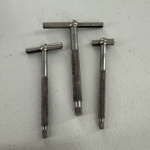 STARRETT No. 229 Set of 3 Telescoping Gages With Case - Picture 4 of 20