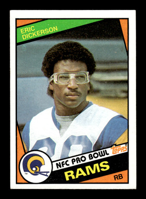 1984 Topps # 280 Eric Dickerson Card (B61) Los Angeles Rams