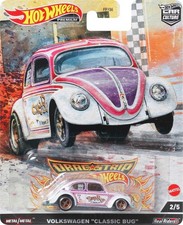 Drag Strip Demons 2/5 Volkswagen Classic Bug 1:64 Hot Wheels Model Car (HCK23)
