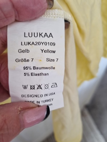 Beautiful Lukaa Tunic In Summer Yellow Size 20 22 - Picture 11 of 15
