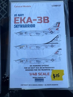Caracal Models US Navy EKA-3B Skywarrior      1/48 Scale #CD48137