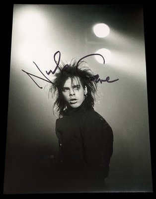 SIGNED NICK CAVE PHOTO RARE RED RIGHT HAND BREATHLESS GRINDERMAN TENDER PREY