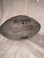 Wilson Oficjalna piłka nożna NFL AFC NFC Skóra USA Paul Alfred? Piłka vintage TD