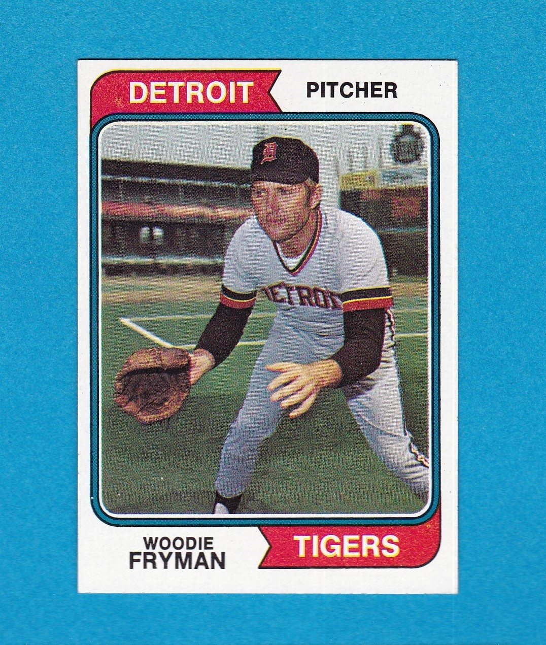1974 TOPPS BASEBALL SET BREAK 555 WOODIE FRYMAN TIGERS MINT!