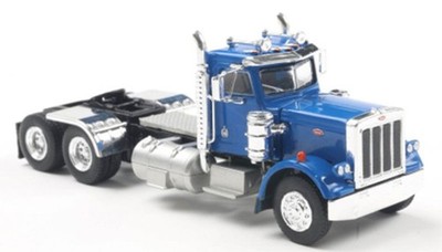 1973 Peterbilt 359 Blue Truck Brekina 1:87 Miniature HO Scale 85720